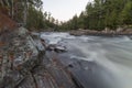 Darwin Falls, Rawdon QC Royalty Free Stock Photo